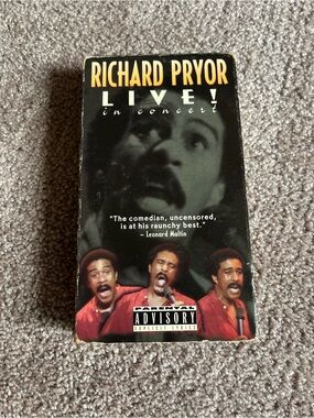 Richard Pryor Live! In Concert VHS Tape
